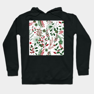 Forest Floral Print Hoodie